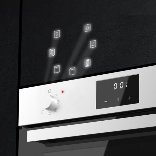 Imagen 6 Horno integrable Cecotec Bolero Hexa M226001 de 70L, clase A y 2800W. Con 7 funciones, Steam Assist para cocción al vapor y limpieza Steam EasyClean.