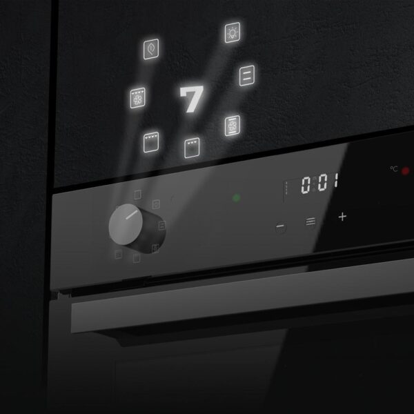 Imagen 6 Horno multifunción Bolero Hexa M226001 de 70L, clase A y 2800W. Con 7 funciones, Steam Assist y limpieza Steam EasyClean para una cocina eficiente y saludable.