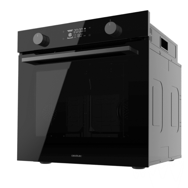 Imagen 3 Horno pirolítico Bolero Hexa P526000 Glass Black de 73L, 9 funciones y 2800W. Eficiencia clase A con limpieza automática por pirólisis y modo convección.