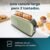 Imagen 4 Tostador vertical verde de ranura larga con 850 W y 7 niveles de tostado. Incluye soporte para panecillos, función descongelar y recalentar. Diseño elegante.