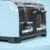 Imagen 7 Tostador Toastin' time 1700 Double Blue de 1700 W y 4 ranuras. Acero inoxidable azul, soporte para panecillos y bandeja recogemigas para un tostado perfecto.