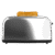 Imagen 3 Tostador de acero inoxidable con 850 W y ranura larga para rebanadas gruesas. Incluye soporte para bollería, bandeja recogemigas y 7 niveles de tostado.