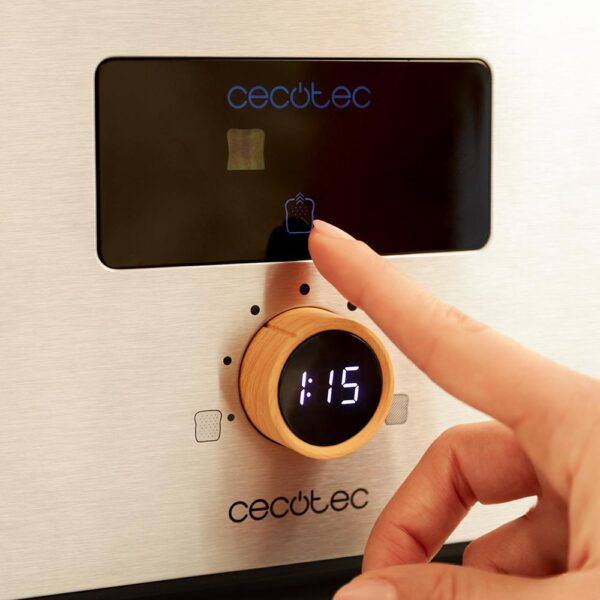 Imagen 5 Tostador Cecotec Touch&Toast Extra Double de 1500 W con pantalla táctil. Doble ranura larga para 4 tostadas, acabado en acero y funciones preconfiguradas.