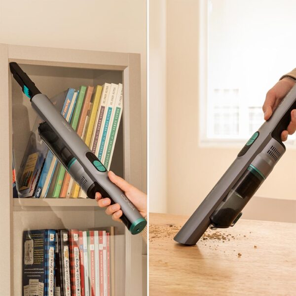 4895-Imagen-7 Imagen 7 Aspiradora de mano Conga Rockstar Micro+ Clean&Car con motor Digital Brushless de 210 W, 20 kPa de succión y 40 min de autonomía. Perfecta para hogar y coche.