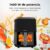 Imagen 5 Freidora de aire digital de 4 L y 1400 W con ventana de visualización. Cocina recetas sanas con tecnología PerfectCook y 9 modos automáticos.
