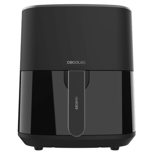 Vista frontal del microondas digital Cecotec Proclean 2500 con panel de control táctil y mando giratorio