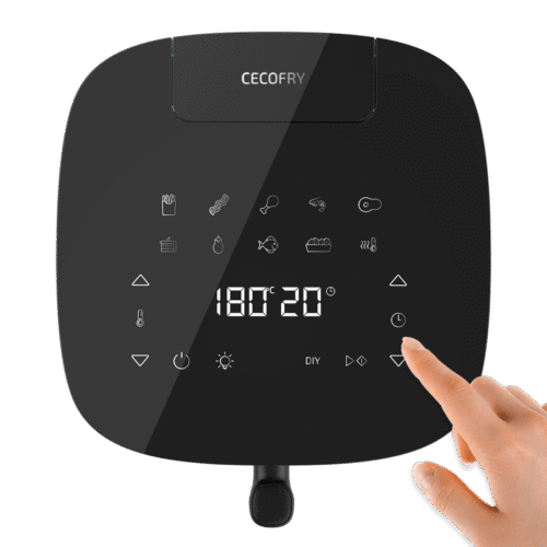 Imagen 2 Freidora de aire digital Cecofry Neon 5000 de 5 L. Cocina saludable con tecnología PerfectCook, 1500 W de potencia y 10 menús automáticos para resultados perfectos.