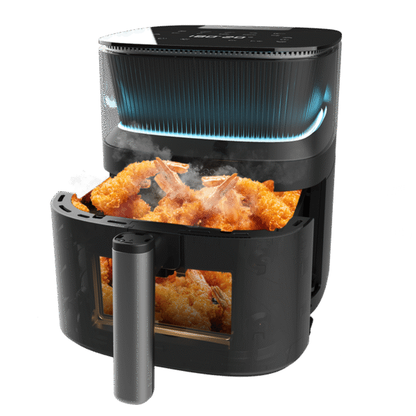 Imagen 3 Freidora de aire digital Cecofry Neon 5000 de 5 L. Cocina saludable con tecnología PerfectCook, 1500 W de potencia y 10 menús automáticos para resultados perfectos.