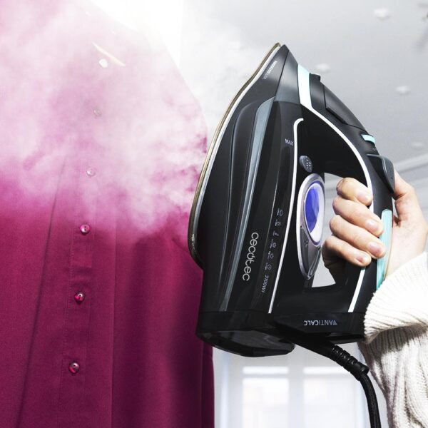 5103-Imagen-8 Imagen 8 Plancha de vapor inteligente de 3100 W con doble suela anodizada, pantalla LCD y golpe de vapor de 200 g/min. Resultados profesionales en todo tipo de tejidos.