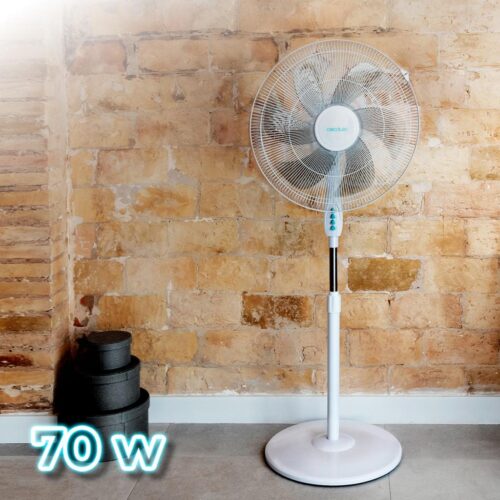 5292-Imagen-2 Imagen 2 Ventilador de pie Cecotec EnergySilence 600 Max Flow de 70 W con 6 aspas, motor de cobre, 3 velocidades y oscilación de 75º para un flujo de aire máximo.