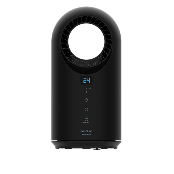 Imagen 3 Calefactor sin aspas de 1500 W con WiFi, mando a distancia y pantalla táctil. Diseño seguro, oscilación y 3 modos para una climatización eficiente.