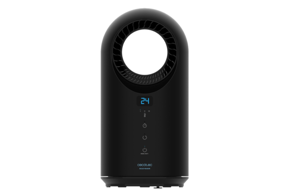 Imagen 4 Calefactor sin aspas de 1500 W con WiFi, mando a distancia y pantalla táctil. Diseño seguro, oscilación y 3 modos para una climatización eficiente.