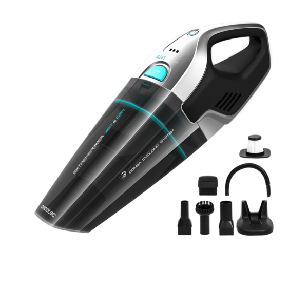 5444-Imagen-2 Imagen 2 Aspirador de mano Conga Immortal ExtremeSuction 11,1 V Hand para sólidos y líquidos. Sin cables, tecnología ciclónica y 20 minutos de autonomía para limpieza rápida.