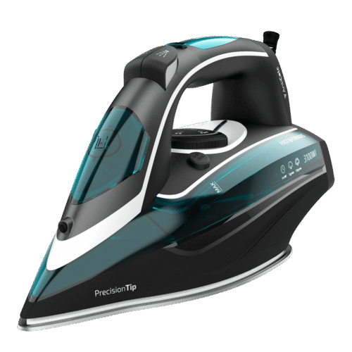 Imagen 2 Plancha de vapor Cecotec Fast&Furious 6050 X-Treme de 3100 W, suela anodizada, vapor continuo de 75 g/min y sensor táctil para un planchado profesional y rápido.