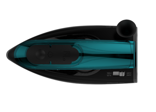 Imagen 5 Plancha de viaje Cecotec Fast&Furious 4000 Travel de 1200 W, vapor continuo de 20 g/min y golpe de vapor de 65 g/min. Compacta, bivoltaje y con bolsa incluida.