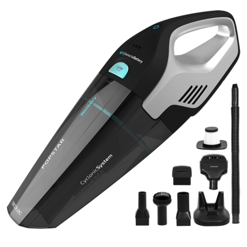 Imagen 2 Aspirador de mano Conga PopStar Micro 18,5 V Animal Hand de 110 W. Tecnología ciclónica para sólidos y líquidos con accesorio especial para pelos de mascota.