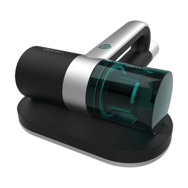 Vista frontal del Set de 6 cuchillos Cecotec Swiss Chef color negro con hojas de acero inoxidable y revestimiento cerámico en su caja original