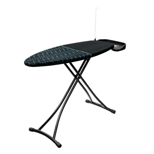 Imagen 2 Tabla de planchar Cecotec Strongboard 400 Borneo con superficie extragrande, funda 100% algodón y soporte para centros de planchado. Estabilidad y confort.