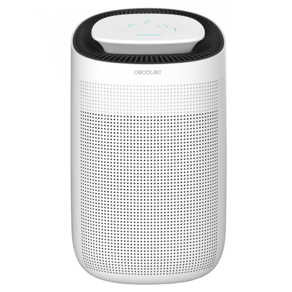 Purificador de aire Cecotec TotalPure 1400 Style blanco con panel de control táctil superior y diseño cilíndrico