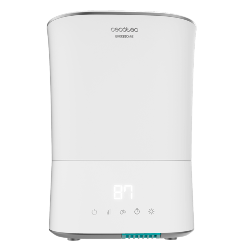 Imagen 2 Humidificador BreezeCare 3500 Warm con 5,5L de capacidad, 400 ml/h de vaporización y filtro cerámico. Cubre hasta 35 m² con una autonomía de hasta 22 horas.