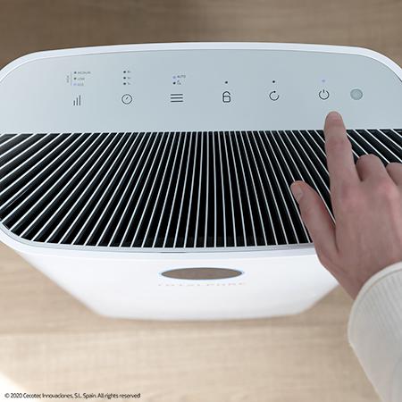 Imagen 8 Purificador de aire Cecotec TotalPure 2500 Connected de 20 W, CADR 260 m³/h y control Wi-Fi. Elimina partículas nocivas en estancias de hasta 65 m³ eficazmente.