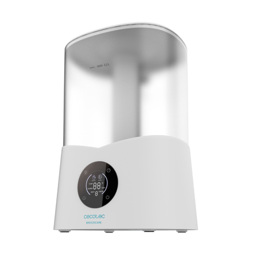Imagen 2 Humidificador Cecotec BreezeCare 2600 Light Smart de 3,2 L y 260 ml/h. Con mando a distancia, temporizador y cobertura de 40 m² para un ambiente saludable.