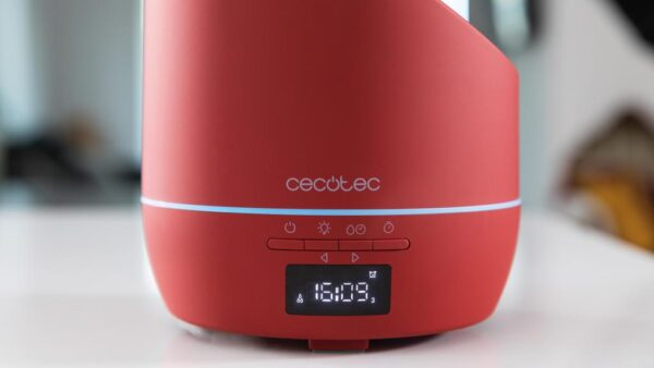 Imagen 5 Difusor de aroma Cecotec PureAroma 500 Smart Garnet de 500 ml con pantalla LED, temporizador 12h y función despertador. Cobertura de 30 m² y tres modos.