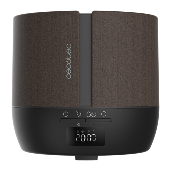 Imagen 3 Difusor de aromas PureAroma 550 Connected Black Woody de 500 ml con Bluetooth, altavoz y control por App. Humidifica estancias de 30 m² con estilo y tecnología.