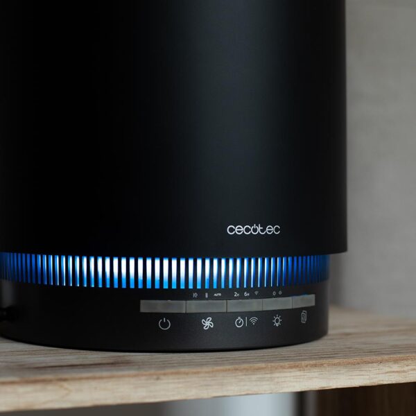 Imagen 5 Purificador de aire Cecotec con 130 CADR, 4 etapas de filtrado y control Wi-Fi. Elimina partículas nocivas en estancias de hasta 40 m³ con eficiencia y bajo consumo.
