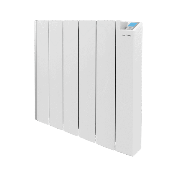 Imagen 3 Emisor térmico cerámico de 1500 W y 6 elementos. Radiador de aluminio con control WiFi, 4 modos, temporizador y protección IPX4 ideal para estancias de 20 m2.