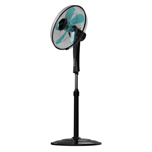 5905-Imagen-2 Imagen 2 Ventilador de pie Cecotec EnergySilence 530 Power Connected Black de 50 W con 5 aspas, mando a distancia, motor de cobre, 3 velocidades y pantalla LED.