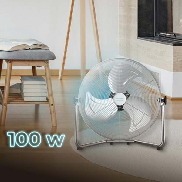 Imagen 2 Ventilador industrial EnergySilence 4100 Pro de 100 W con 3 aspas metálicas de 18 pulgadas, motor de cobre y 3 velocidades para una máxima ventilación potente.