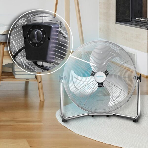 Imagen 6 Ventilador industrial EnergySilence 4100 Pro de 100 W con 3 aspas metálicas de 18 pulgadas, motor de cobre y 3 velocidades para una máxima ventilación potente.