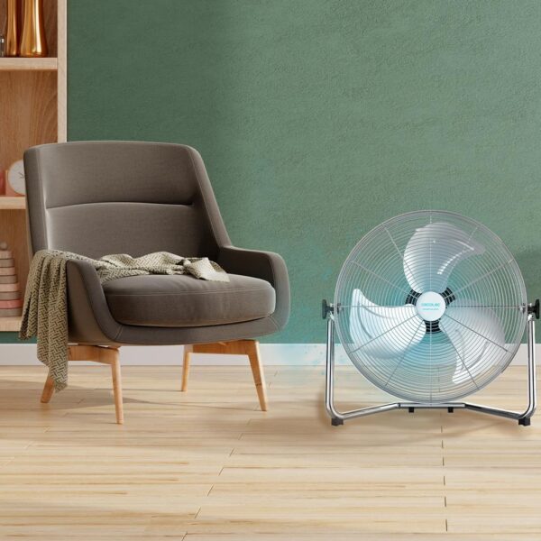 Imagen 7 Ventilador industrial EnergySilence 4100 Pro de 100 W con 3 aspas metálicas de 18 pulgadas, motor de cobre y 3 velocidades para una máxima ventilación potente.