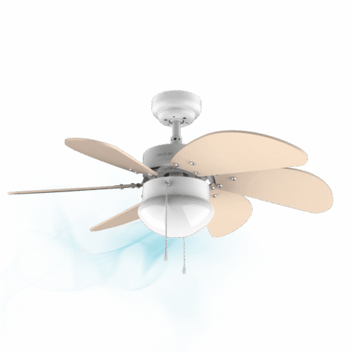 5963-Imagen-2 Imagen 2 Ventilador de techo EnergySilence Aero 3600 de 92 cm con luz y 50 W. 6 aspas reversibles, 3 velocidades y función verano/invierno para confort total.