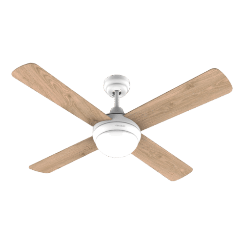 5996-Imagen-2 Imagen 2 Ventilador de techo con motor DC de 40 W, luz LED y 42 pulgadas. Silencioso, con mando a distancia, temporizador, 6 velocidades y función verano/invierno.