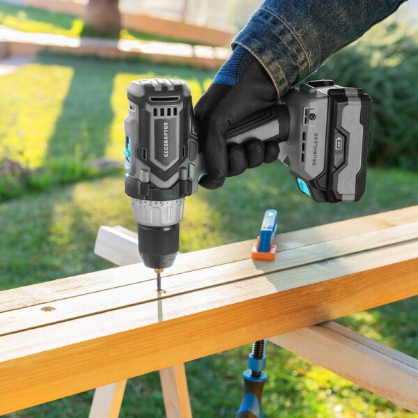 70001-Imagen-6 Imagen 6 Taladro atornillador CecoRaptor Perfect Drill 4020 Brushless Ultra con batería de 20V y 4000 mAh, motor sin escobillas, 46 Nm de torque y 2000 rpm de velocidad.