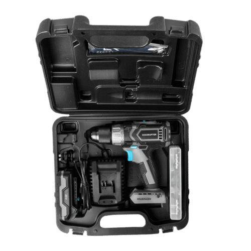 Imagen 2 Taladro CecoRaptor Perfect Drill 2020 Brushless Ultra con motor sin escobillas, 20V, 2000 mAh, 46 Nm de torque, 2000 RPM y 25+1 posiciones de control preciso.