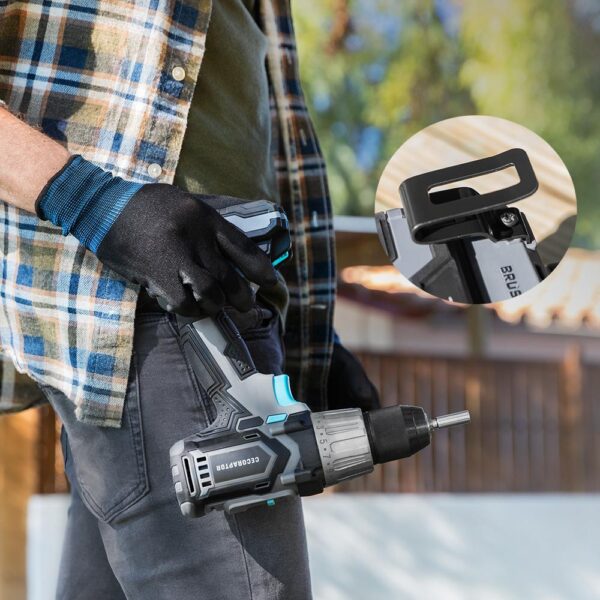 70002-Imagen-8 Imagen 8 Taladro CecoRaptor Perfect Drill 2020 Brushless Ultra con motor sin escobillas, 20V, 2000 mAh, 46 Nm de torque, 2000 RPM y 25+1 posiciones de control preciso.