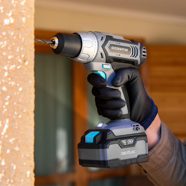 70007-Imagen-7 Imagen 7 Taladro atornillador CecoRaptor Perfect Drill 4020 Advance con batería 20V y 4000 mAh. Potencia de 46 Nm, 2 velocidades y portabrocas rápido de 13 mm.