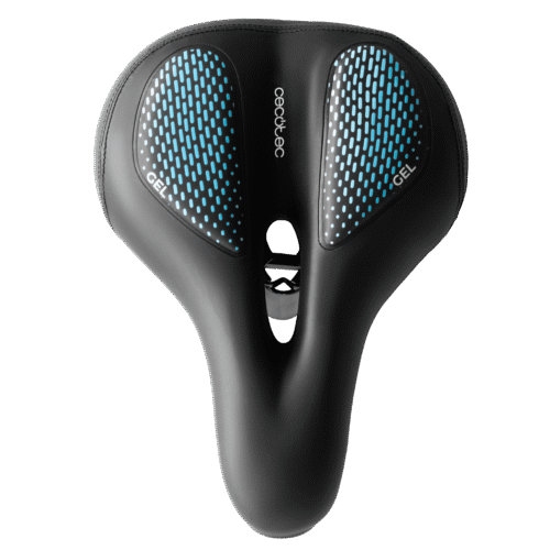 Imagen 2 Bicicleta estática plegable DrumFit SitBike Gel de Cecotec con sillín anatómico de máximo confort. Resistencia magnética y pantalla LCD para entrenamientos.