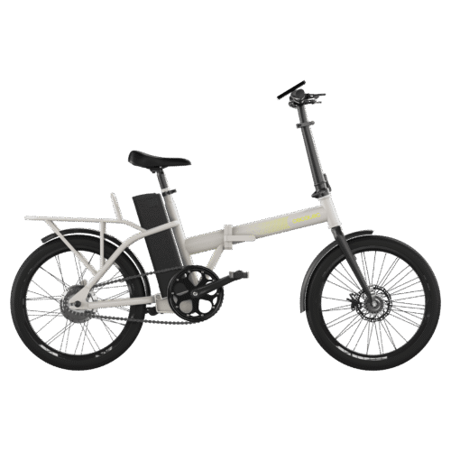 Imagen 2 Bicicleta eléctrica plegable Cecotec con ruedas de 16", autonomía de 35 km y doble disco de freno. Movilidad urbana eficiente, ligera y fácil de transportar.