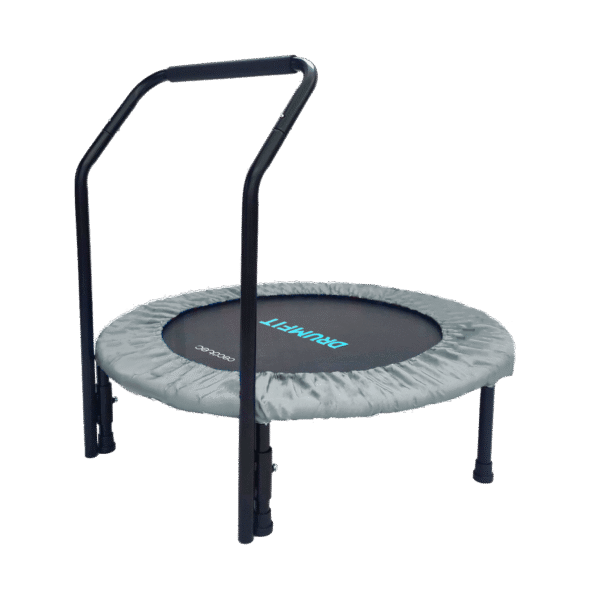 7194-Imagen-2 Imagen 2 Trampolín de fitness DrumFit Jump 920 de Cecotec con 92 cm de diámetro y base de 6 patas. Soporta hasta 100 kg, ideal para entrenamientos cardiovasculares.