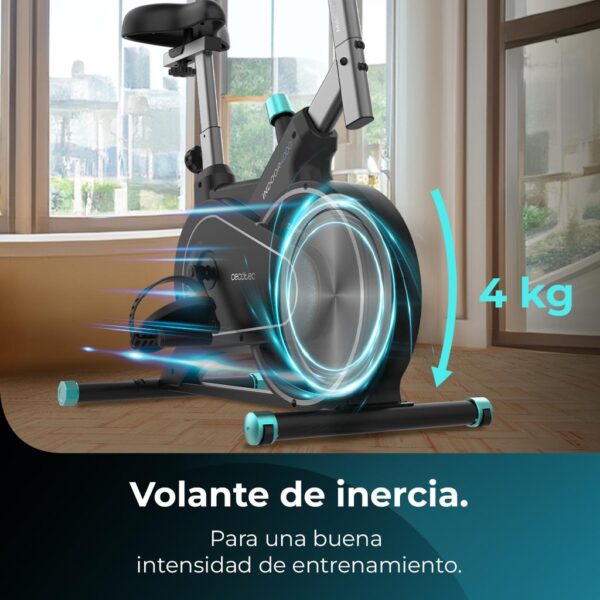 Imagen 4 Bicicleta indoor Drumfit 4000 Magnetic Connected con resistencia magnética, volante de inercia de 4 kg y conectividad APP. Entrenamiento fluido en casa.