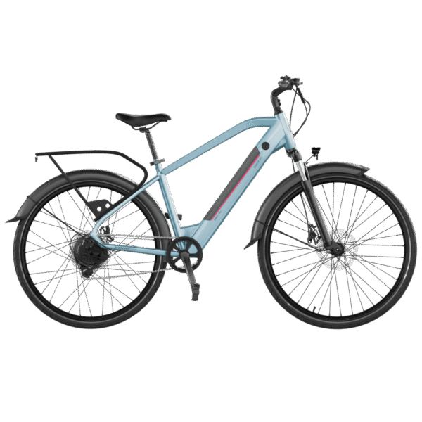 Imagen 2 Bicicleta eléctrica urbana de Cecotec con motor de 250 W, autonomía de hasta 50 km y ruedas de 28 pulgadas. Movilidad sostenible y eficiente para la ciudad.