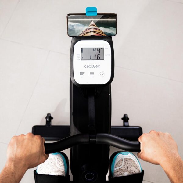 7223-Imagen-4 Imagen 4 Máquina de remo Drumfit Rower 9000 Regatta con resistencia magnética, 8 niveles y volante de inercia de 9 kg. Pantalla LCD y diseño plegable vertical.