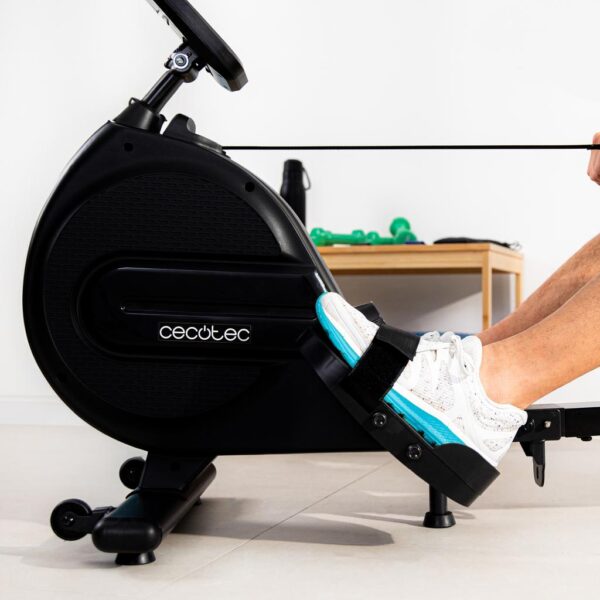 7223-Imagen-7 Imagen 7 Máquina de remo Drumfit Rower 9000 Regatta con resistencia magnética, 8 niveles y volante de inercia de 9 kg. Pantalla LCD y diseño plegable vertical.