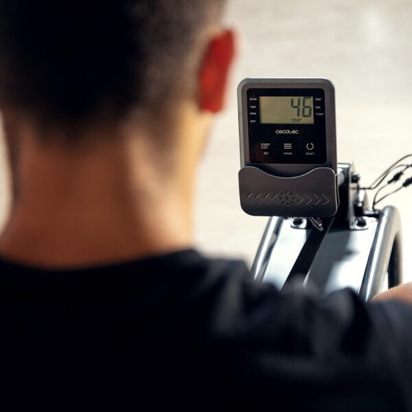 Imagen 5 Máquina de remo con resistencia de agua Drumfit Rower 10000 Neptuno. Tanque de 13 litros, pantalla LCD y asiento ajustable para un entrenamiento total.