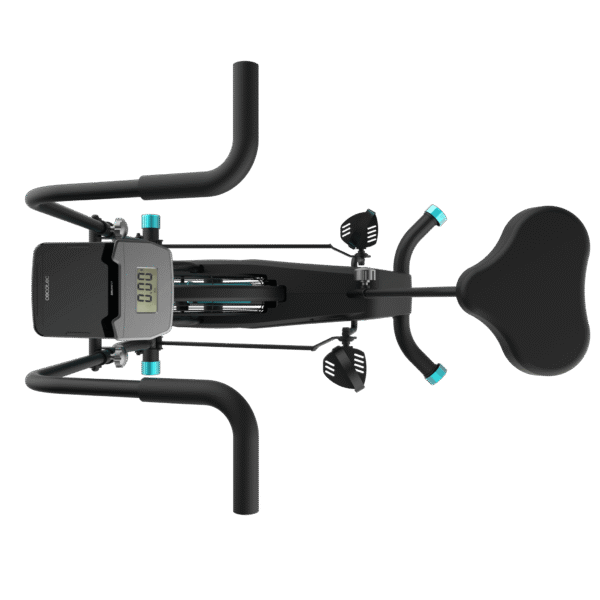 Imagen 3 La Drumfit CrossFit 2000 Eolo es una bicicleta de aire con resistencia por ventilador, pantalla LCD y sillín ajustable, ideal para entrenamiento HIIT intenso.