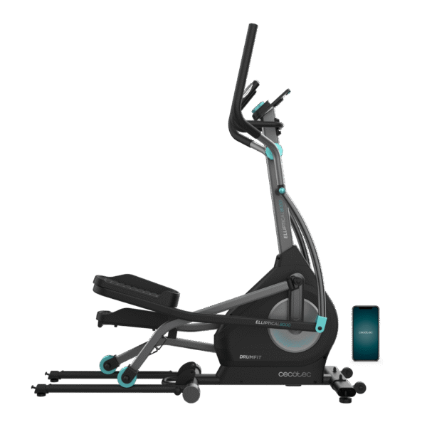 Imagen 3 Bicicleta elíptica Drumfit Elliptical 8000 Motor Pro con resistencia magnética a motor, volante de inercia de 8 kg, pantalla LCD y zancada de 40 cm.